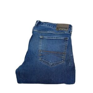 Express Jeans Rocco Slim Fit Straight Leg Mens Size 36x34 Medium‎ Wash Denim